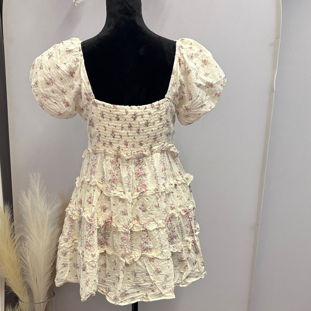 Altar’d State Floral Cream Dress - Picture 4 of 5